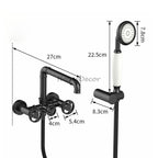 Modern bath shower mixer tap handheld shower set additional view