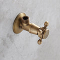 Antique Brass bath shower mixer tap dual handle control main view