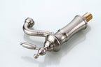 Brushed Nickel bath shower mixer tap single lever control additional view