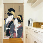Modern Fabric doorway curtain room divider design main view
