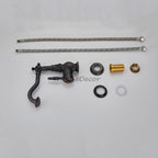Black Brass bath shower mixer tap swivel spout additional view