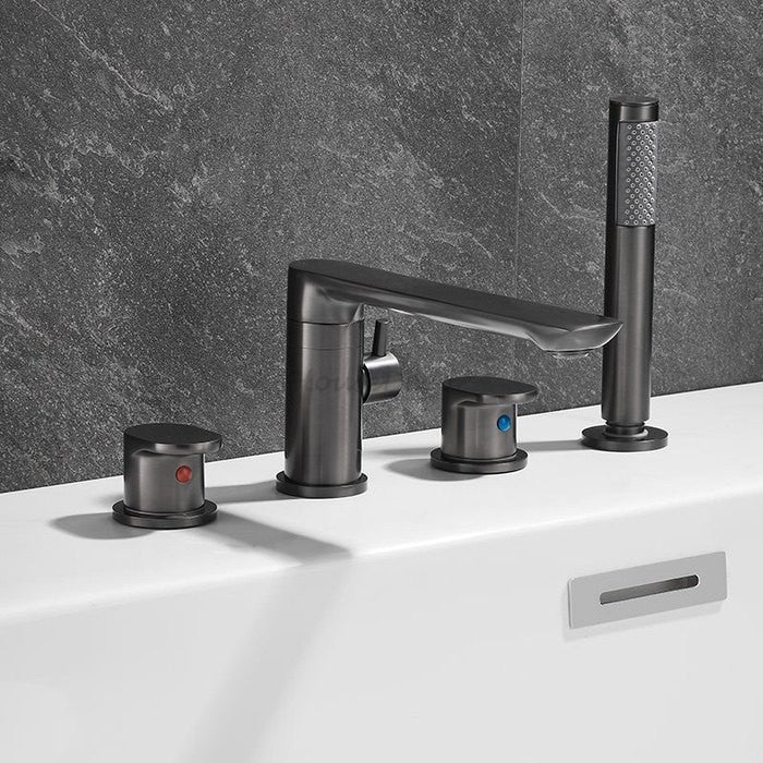 Modern bath shower mixer tap 3 hole installation additional view