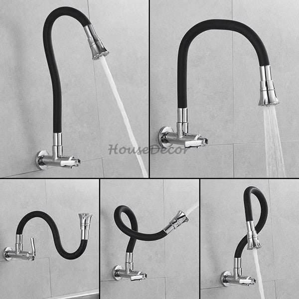 Modern kitchen sink mixer tap swivel spout additional view