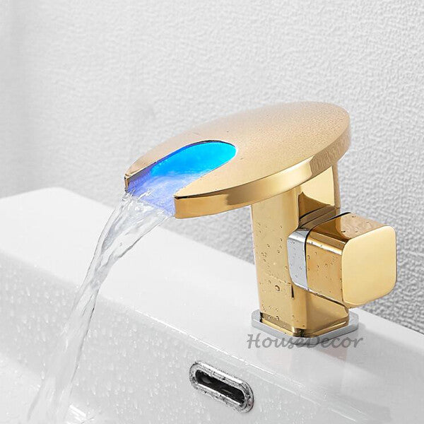 Modern bath shower mixer tap waterfall spout additional view