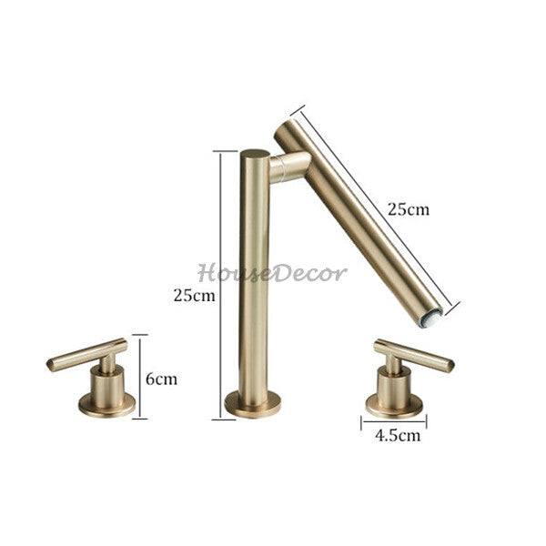Modern bath shower mixer tap deck mounted design additional view