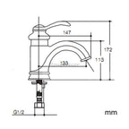 Modern bath shower mixer tap detailed product view detail view