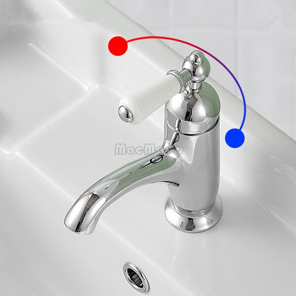 Modern Ceramic bathroom basin mixer tap detailed product view additional view