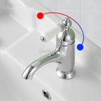 Modern Ceramic bathroom basin mixer tap detailed product view additional view