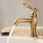 Antique Brass bath shower mixer tap single lever control additional view