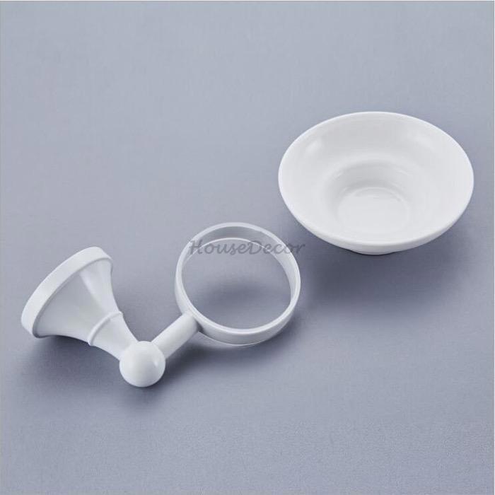 White Ceramic home product wall mounted design detail view