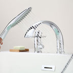 Modern bath shower mixer tap waterfall spout additional view