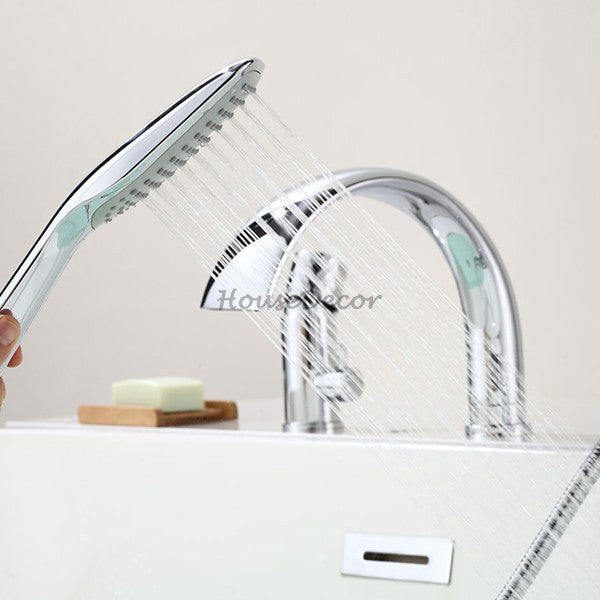Modern bath shower mixer tap waterfall spout additional view