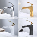 Modern bath shower mixer tap waterfall spout main view