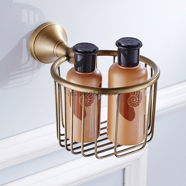 Brass toilet paper holder wall mounted design detail view