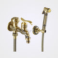 Modern Brass bath shower mixer tap wall mounted design main view