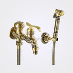 Modern Brass bath shower mixer tap wall mounted design main view