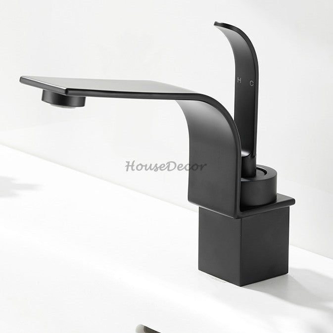 Modern bath shower mixer tap deck mounted design detail view