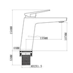 Modern bath shower mixer tap detailed product view additional view