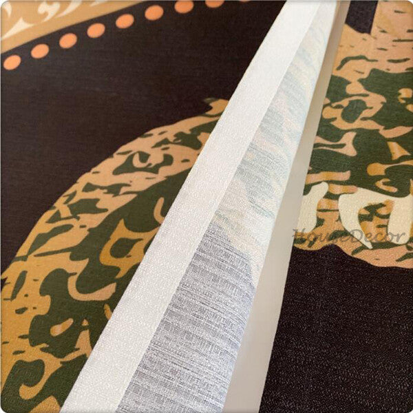 Modern Fabric doorway curtain detailed product view additional view