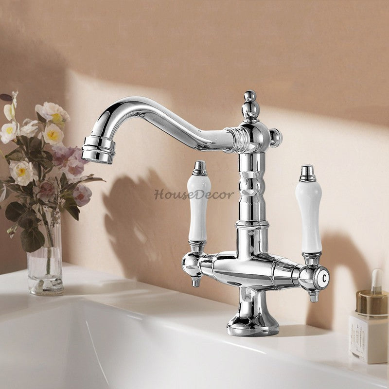 Gold bath shower mixer tap swivel spout additional view