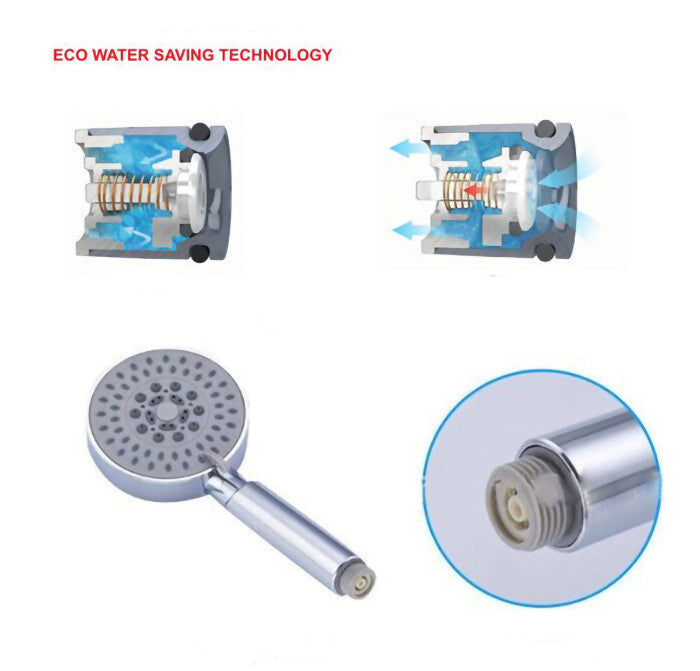 Modern shower head handheld shower set additional view