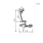Modern kitchen sink mixer tap swivel spout additional view