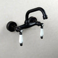 Modern Ceramic kitchen sink mixer tap swivel spout main view