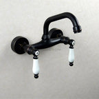 Modern Ceramic kitchen sink mixer tap swivel spout main view