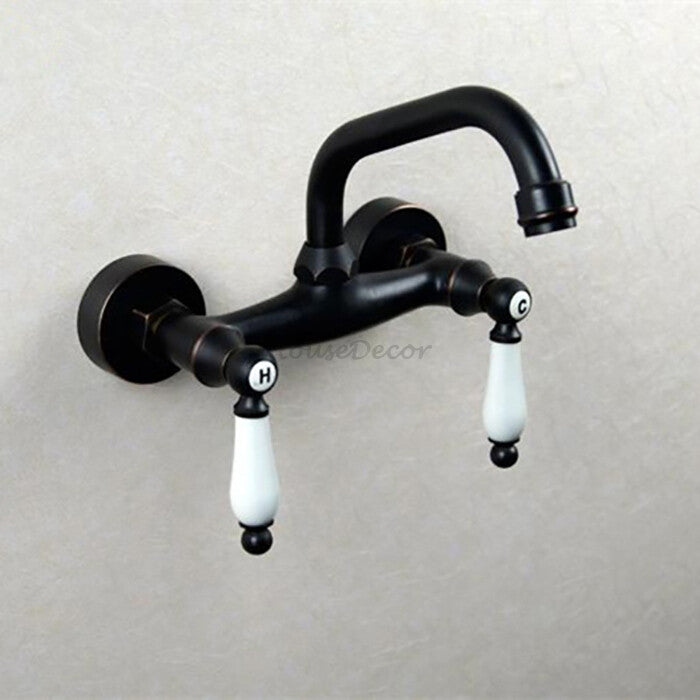 Modern Ceramic kitchen sink mixer tap swivel spout main view