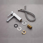 Modern bath shower mixer tap single lever control additional view