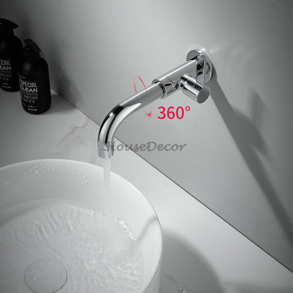 Modern bathroom basin mixer tap wall mounted design additional view