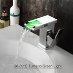 Modern bath shower mixer tap waterfall spout additional view