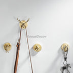 Brass robe hook wall mounted design additional view