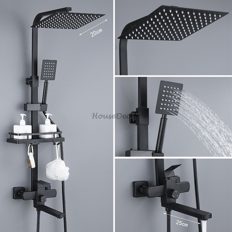 Modern Stainless Steel bath shower mixer tap detailed product view detail view