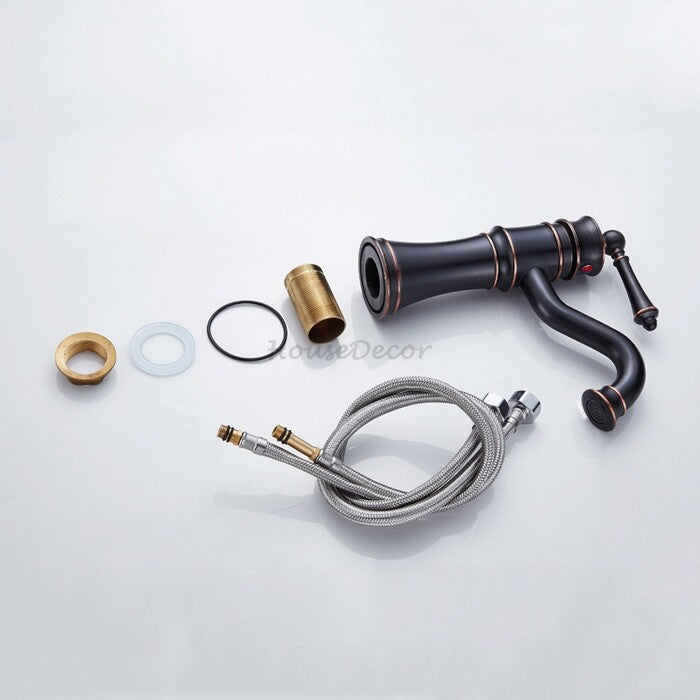 Black Brass bath shower mixer tap swivel spout additional view