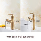 Modern bath shower mixer tap pull out spray additional view