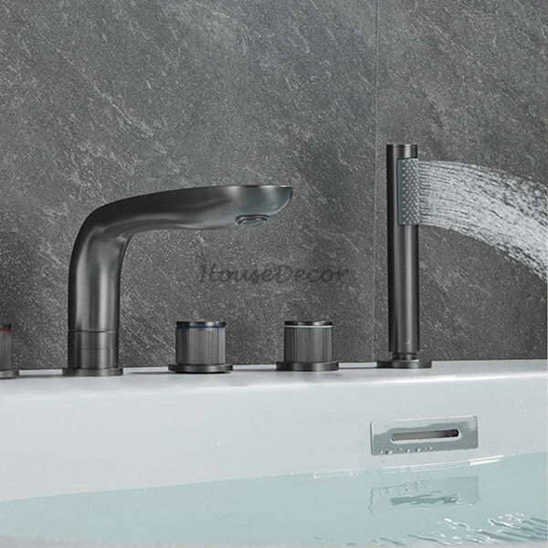 Modern bath shower mixer tap pull out spray additional view