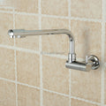 Chrome kitchen sink mixer tap swivel spout main view