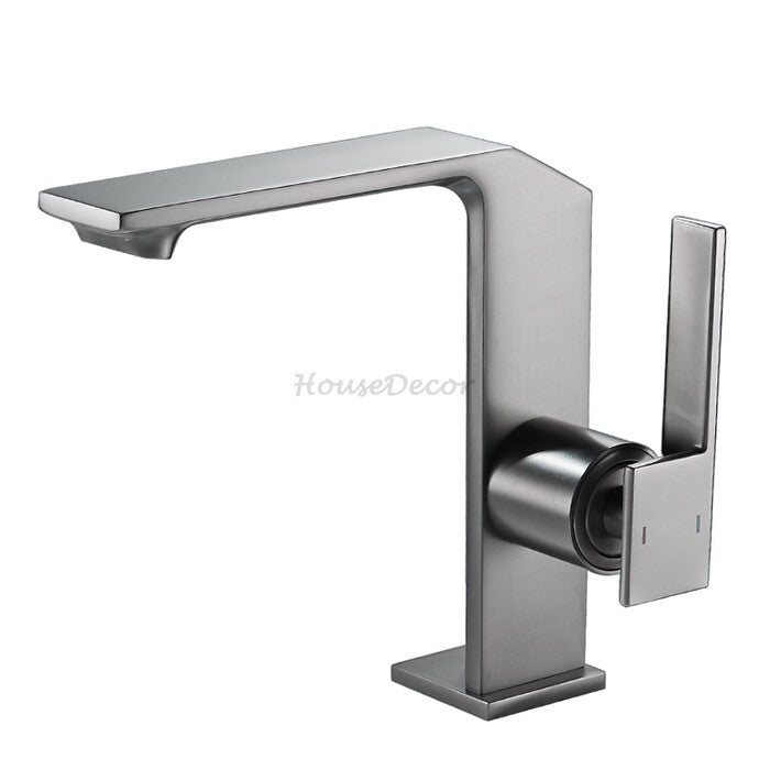 Modern bath shower mixer tap waterfall spout main view