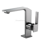 Modern bath shower mixer tap waterfall spout main view