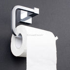 Chrome toilet paper holder wall mounted design main view