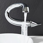 Modern bath shower mixer tap deck mounted design detail view