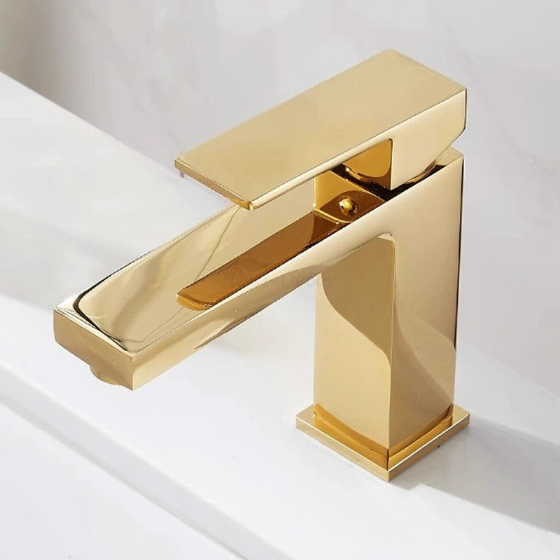Polished Brass bath shower mixer tap single lever control additional view