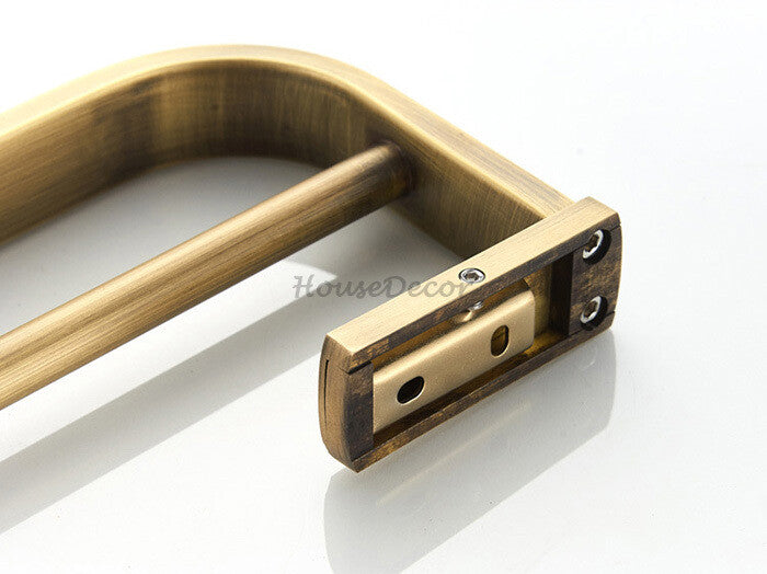 Brass towel rack detailed product view additional view