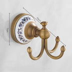 Antique Brass robe hook wall mounted design additional view