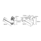 Modern bath shower mixer tap wall mounted design additional view