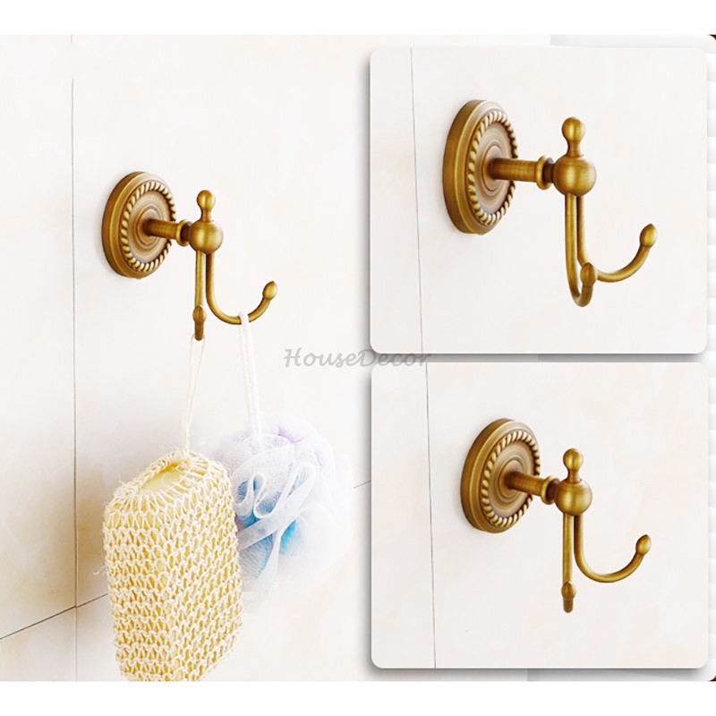 Antique Brass toilet paper holder detailed product view detail view