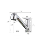 Brass kitchen sink mixer tap pull out spray additional view