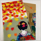 Modern Fabric doorway curtain room divider design detail view