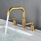 Brass bath shower mixer tap swivel spout detail view
